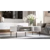 PALAZZO BIS tafel/latrine 110x60x40 wit mat