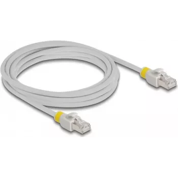 Netwerkkabel DeLOCK RJ45 Cat.6A S/FTP 3m grijs