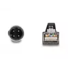 Netwerkkabel DeLOCK M12-kabel D-gecodeerd 4-polig stekker naar RJ45-stekker PUR (TPU) 5 m