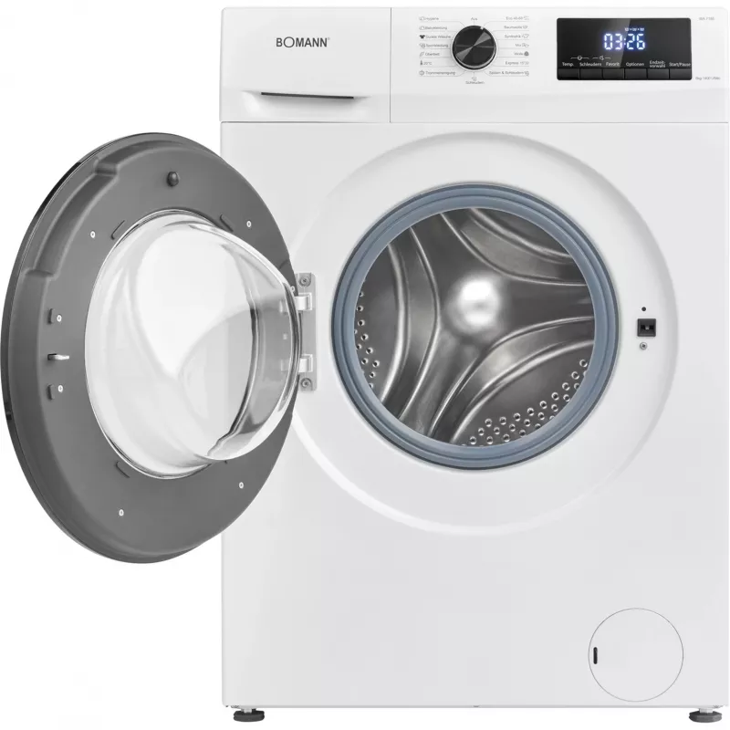 Wasmachine BOMANN WA 7185, 8 kg, 1400 t/min, energie-efficiëntieklasse A, centrifugeerklasse B
