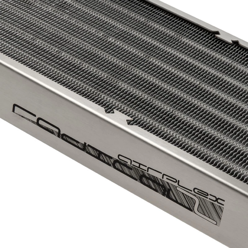 Koelblok Aqua-Computer 33705 — aluminium/koper/roestvrij staal, 320×140×40 mm, grijs/zilver