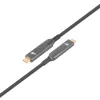 Hybride USB-C-videokabel TB AKTBXIACCOP500B 4K, 5 m lengte