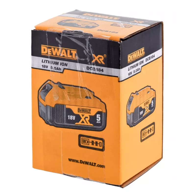 Dewalt 18V XR 5Ah Li-Ion Slide Pack gereedschapsaccu
