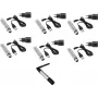 Draadloos DMX-systeem EUROLITE QuickDMX set zender 1x + 6x accu-ontvanger (draadloos DMX zenden/ontvangen)
