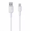 AUKEY CB-NAC1 witte nylon kabel USB-C naar USB-A