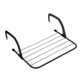 Opzetframe JATA HTEN2403 zwart polypropyleen RVS