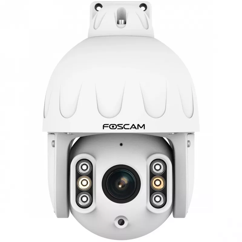 Foscam SD8EP PoE-bewakingscamera wit 8MP (3840x2160), Power over Ethernet, pan- en tiltfunctie, 4x optische zoom