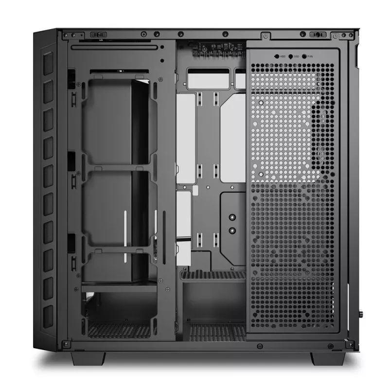 Sharkoon REBEL C80G RGB midi tower zwart