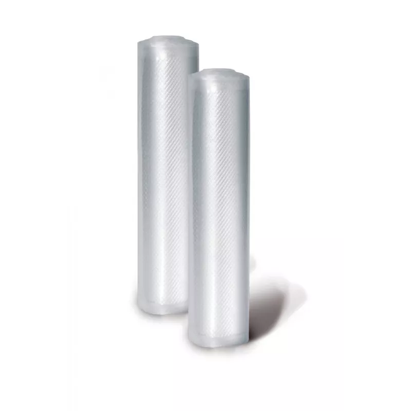 Caso 01222 vacuümfolierollen, 2 x 30 x 600 cm, geribbeld