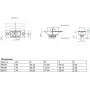 Draadverbinder DeLOCK 66707 D-Sub HD 44 pin zwart zilver