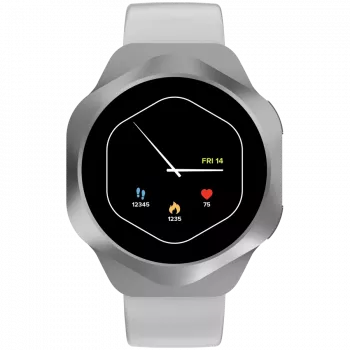 Smartwatch CANYON Hexagon 88 BT-CALL zilver