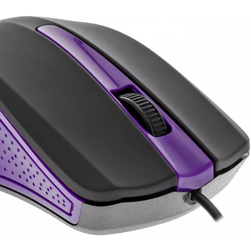 USB bedrade muis, 3 knoppen, rubberachtig oppervlak