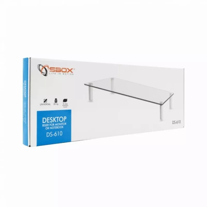 Sbox DS-610 desktopverhoger voor monitor of notebook
