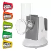 Groentesnijder Adler AD 4815, 150 W, 5 opzetstukken, ABS-behuizing, wit/grijs