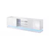 Cama TV-kast QIU 200 MDF wit glanzend/wit glanzend