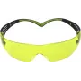 Veiligheidsbril 3M SecureFit 400 — zwart montuur, groen getinte glazen, UV-bescherming, antiaanslag