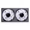 Ventilator Jonsbo ZB-240 240mm ARGB PWM zwart — Infinity-Mirror-ontwerp