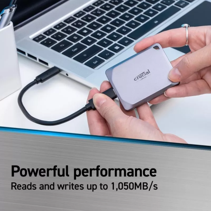 Crucial X9 Pro 4TB externe USB 3.2 Gen2 Type-C draagbare SSD