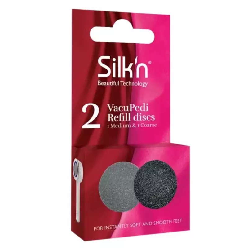 Silkn VacuPedi vervangende opzetstuk middel & grof (VPR2PEUMR001)