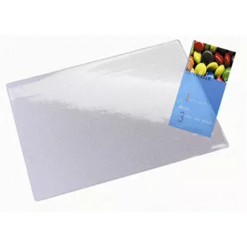 Leitz Plus bureaubladonderlegger, transparant, polyvinylchloride (PVC), 650 mm, 500 mm, 1 stuk