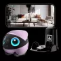 EnaBot Ebo Air 2 Plus mobiele thuisbewakingsrobot met AI-camera, paars