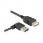 USB-kabel DeLOCK 2m USB 2.0-A naar USB 2.0-A zwart