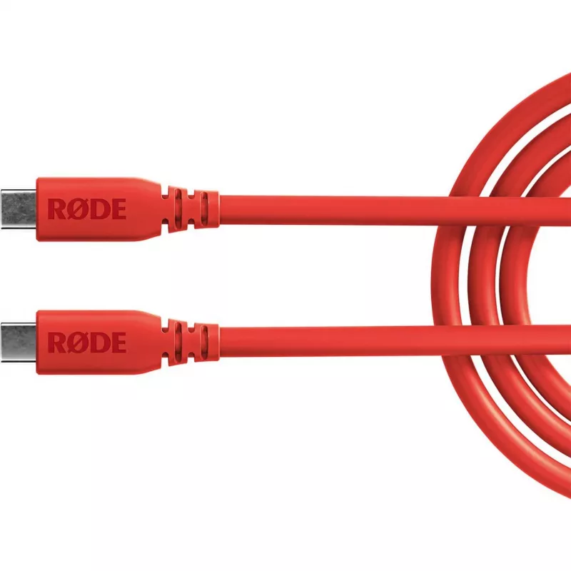 Rode SC27-R USB-C-naar-USB-C-kabel, USB 3.2 Gen1, rood (2 m, PD)