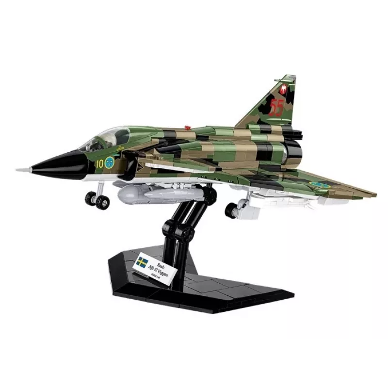 Constructieset Cobi Blocks Saab AJS 3 Viggen 911-delig modelbouwset, 911 onderdelen