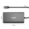 UNITEK uHUB O8+ bekabelde USB 3.2 Gen 1 Type-C hub, grijs, 100W Power Delivery
