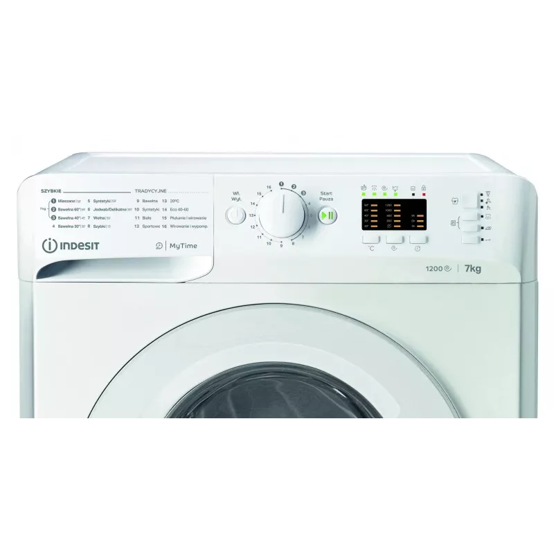 Wasmachine INDESIT MTWA71252WPL 7 kg, frontlader, energieklasse E