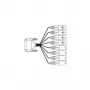 AJA Breakout Cable - audiokabel - DB-25 male naar DB-25, XLR3 - duimschroeven
