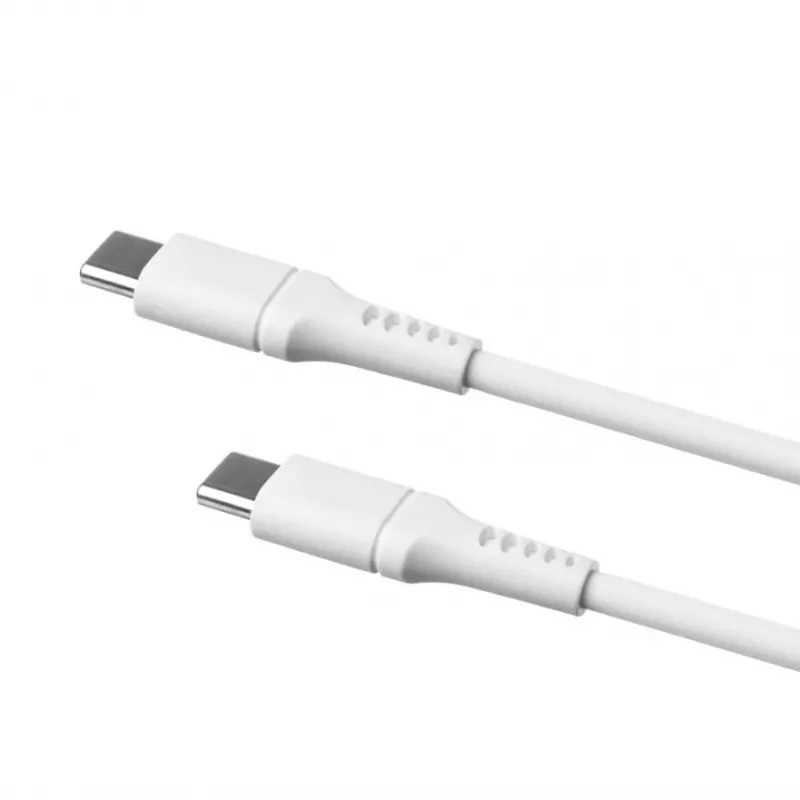 USB-C naar USB-C vaste kabel FIXED FIXDLS-CC2-WH, 2 m, 60 W