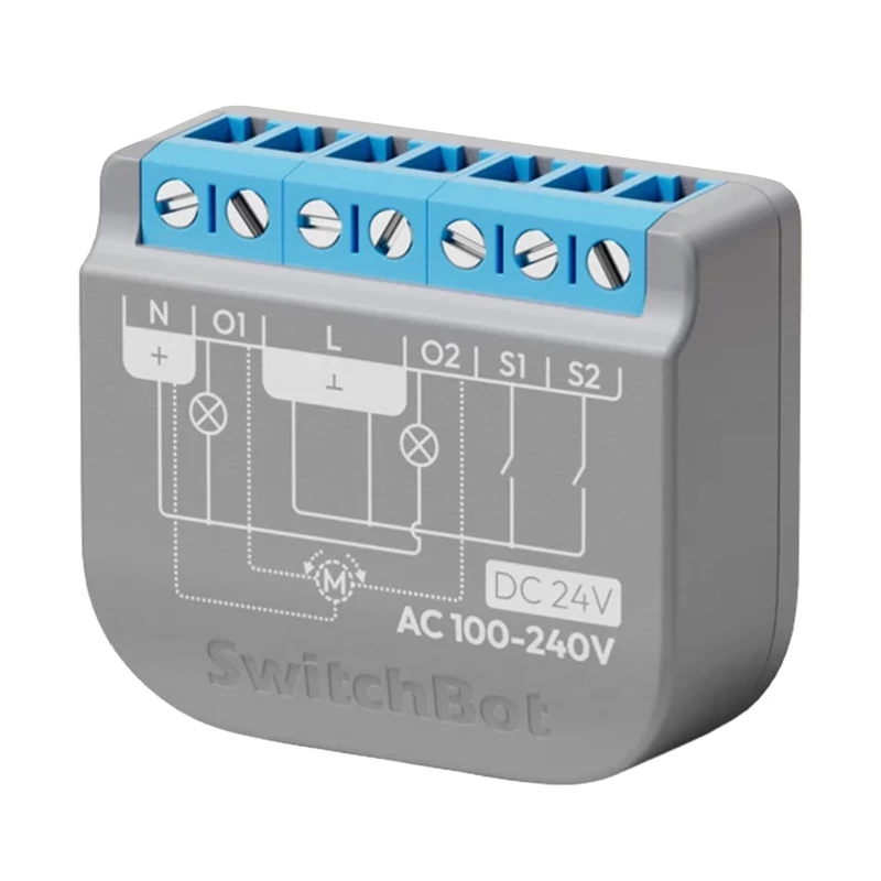 SwitchBot relaisschakelaar 2PM tweekanaals W5502320 – tweekanaalsrelais voor slimme bediening