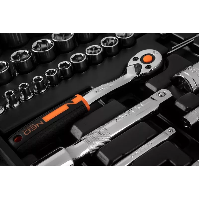 NEO tools 10-054 dopsleutel-/ratelset