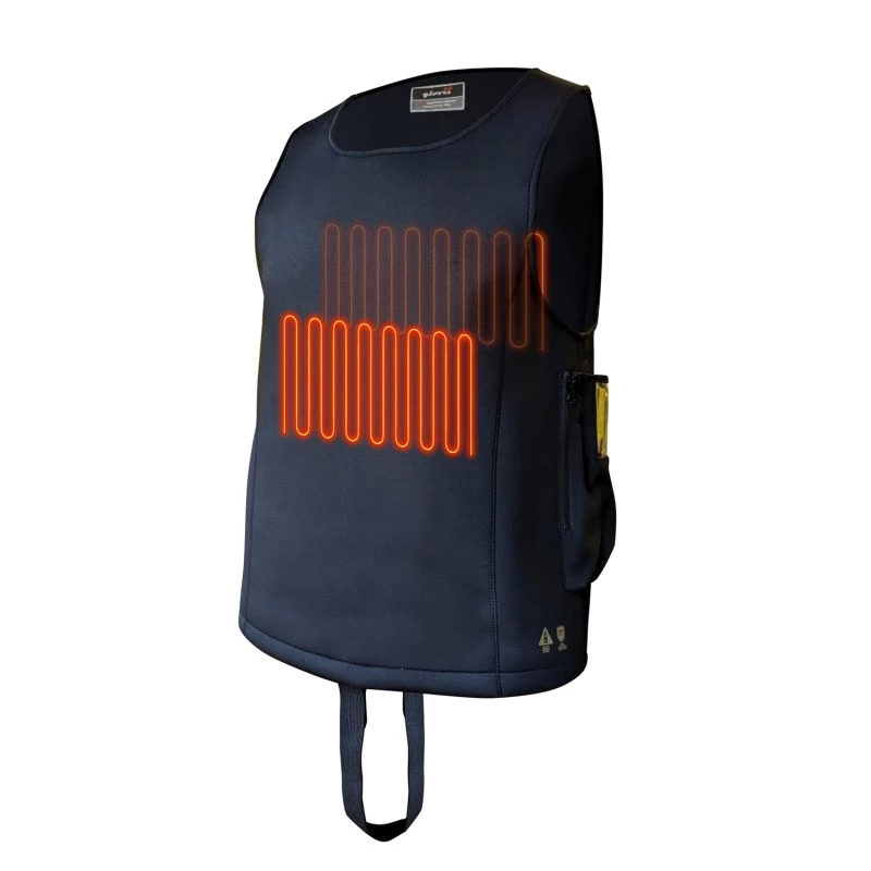 Glovii GMV1M watersportvest zwart softshell