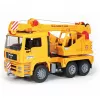 Kraanwagen BRUDER MAN BR-02754, ABS-constructie, geel, voor kinderen vanaf 4 jaar (zonder licht- en geluidsmodule)