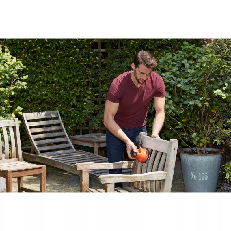 Black & Decker BEW210 schuurmachine 14000 t/min zwart, oranje