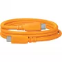 Rode SC27-O USB-C-naar-USB-C-kabel USB 3.2 Gen1, oranje (2 m, PD)