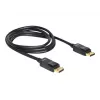 DisplayPort-kabel DeLOCK 82585 2 m zwart