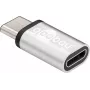 Wentronic Goobay USB-C™ adapter - USB 2.0 Micro-B bus, Zilver - voor het verbinden van een USB-C™ apparaat met een USB 2.0 Micro-B kabel (56636)