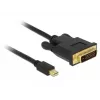 Videokabel-adapter DeLOCK 83988 Mini DisplayPort naar DVI-D 1m