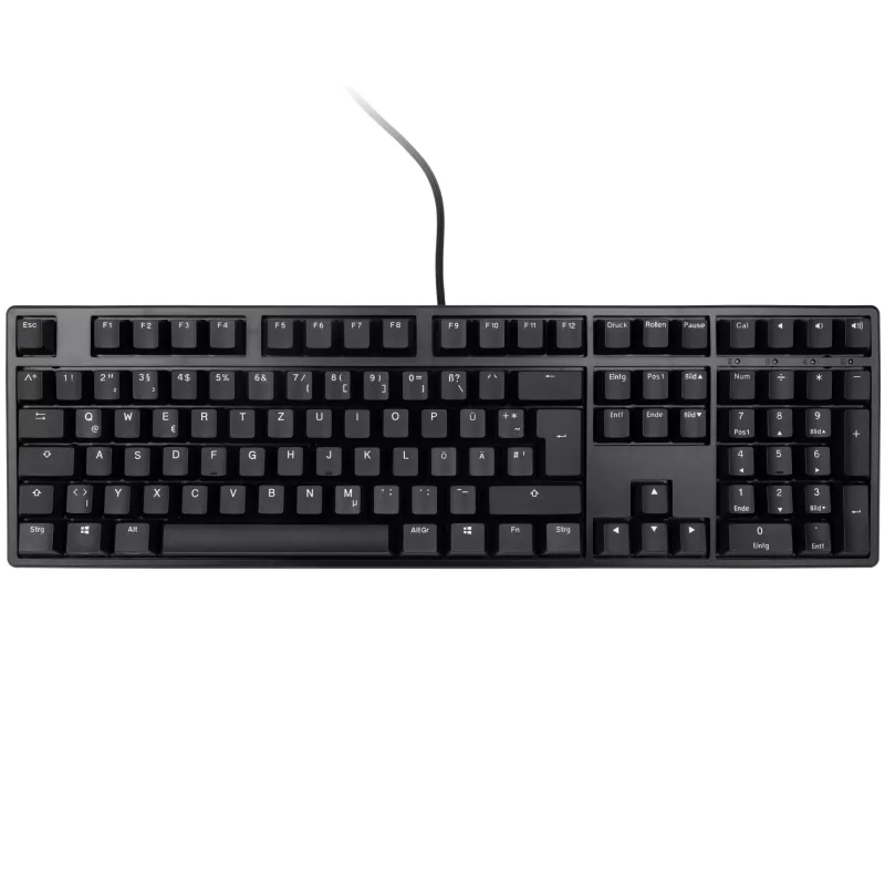 Ducky Origin Phantom zwart toetsenbord universeel USB QWERTZ Duits