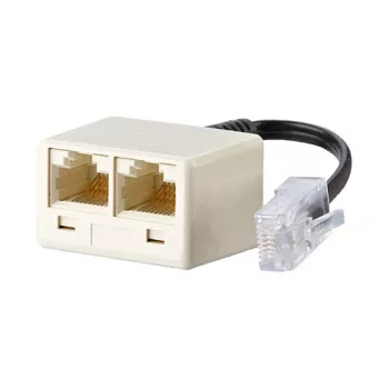 METZ CONNECT UAE - netwerkadapter - RJ-45 (W) naar RJ-45 (M) - 10 cm - parelwit (130607440101-E)