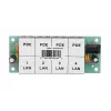 PoE-injector Extralink 4-poorts 4x 100 Mb/s RJ45, Fast Ethernet, 48 V, zonder behuizing