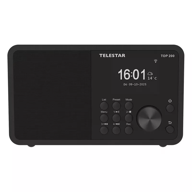TELESTAR TOP 200 zwart multifunctionele radio's stationair