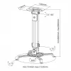 Sbox PM-18S projector-plafondbeugel