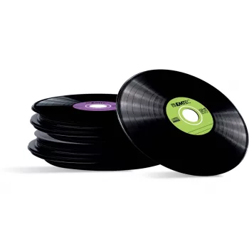 EMTEC Vinyl Look - 10 x CD-R - 700 MB (80 min) 52x - blauw, geel, lila, groen, roze - slim jewel case