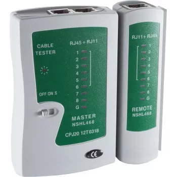 Netwerktester ShiverPeaks 75617 — RJ45-kabel- en poorttester voor maximale connectiviteit