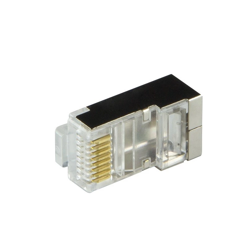 Stekkerverbinder CAT.6 RJ45 100 stuks, oranje