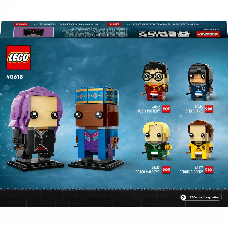 Lego Brickheadz Harry Potter 40618 Kingsley Shacklebolt en Nymphadora Tonks
